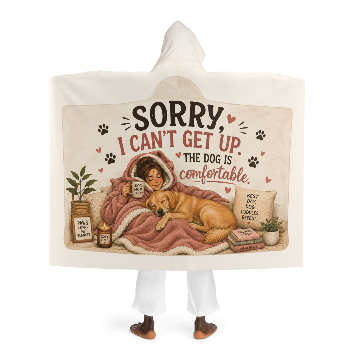Pampered Paw Hooded Blanket