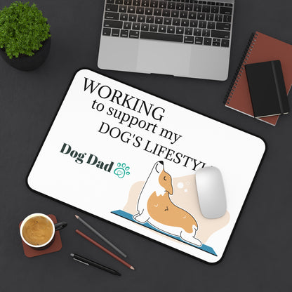 Pampered Paw Desk Mat [for dog dad]