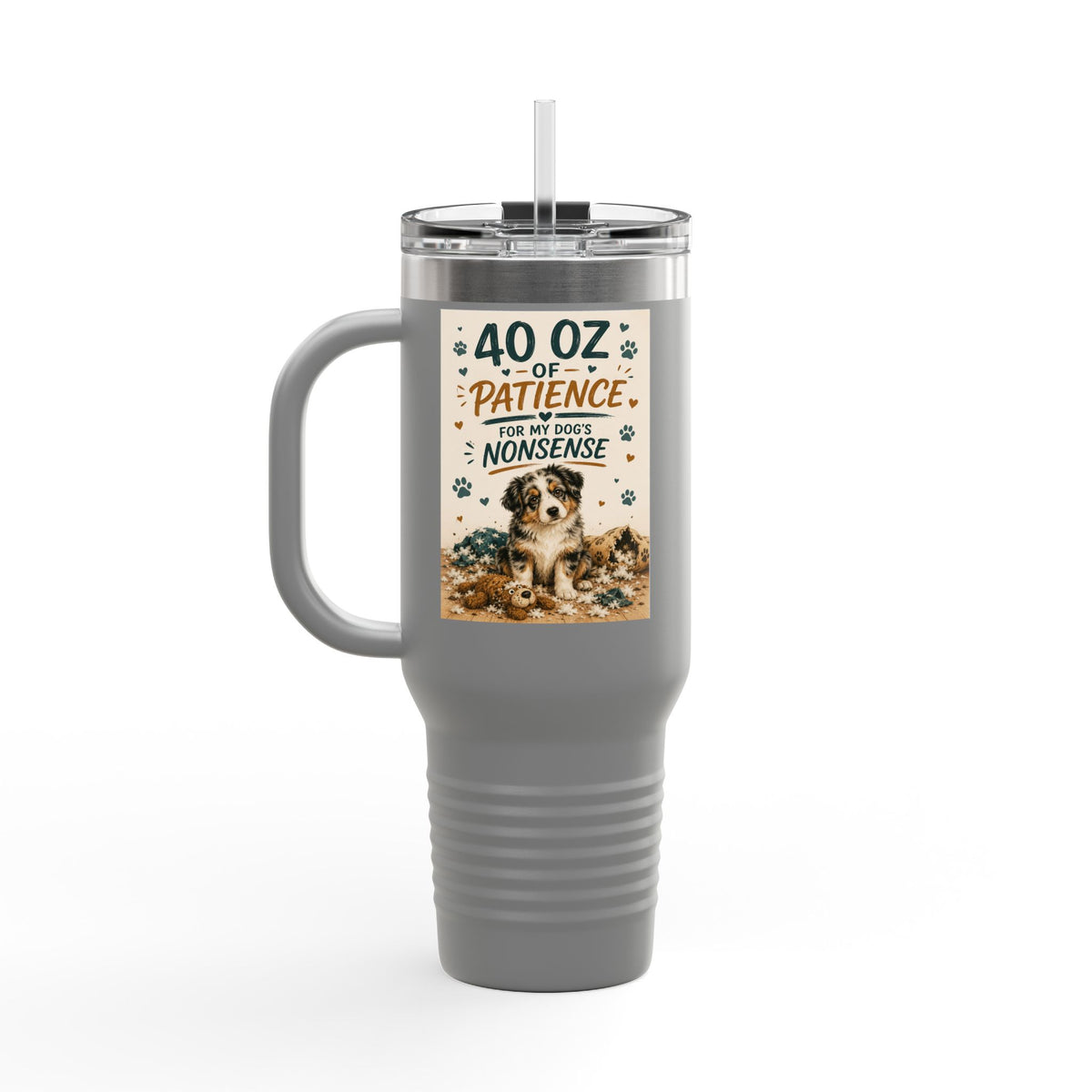 Pampered Paw 40 oz Travel Tumbler