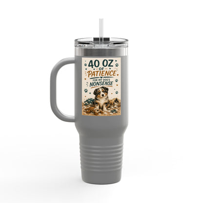 Pampered Paw 40 oz Travel Tumbler