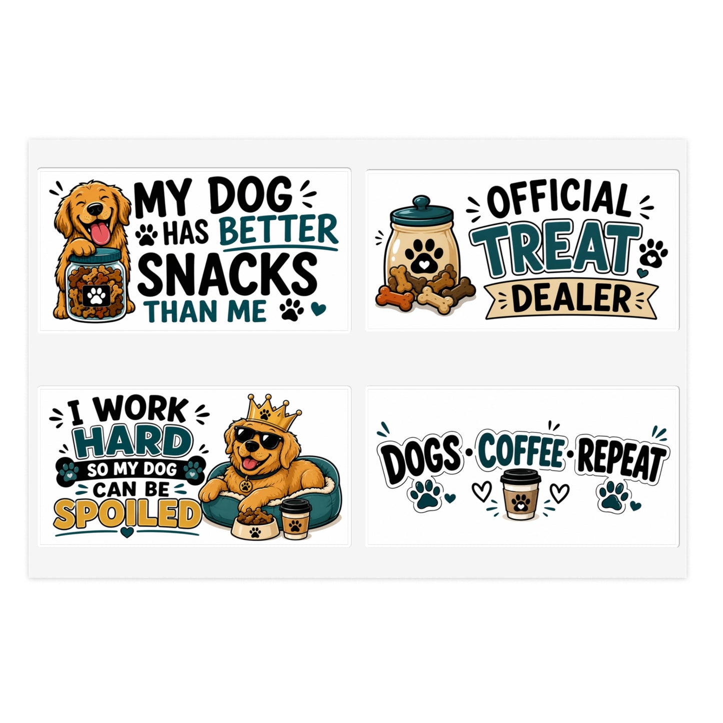 Pampered Paw Sticker Pack