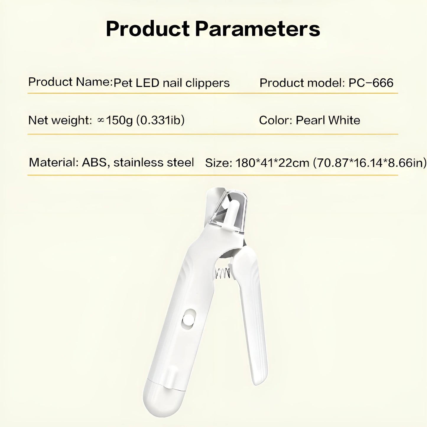 2-in-1 Rechargeable LED Pet Nail Clipper and Grinder with Quick Sensor, Protective Guard, and Nail File for Cats, Dogs, and Rabbits