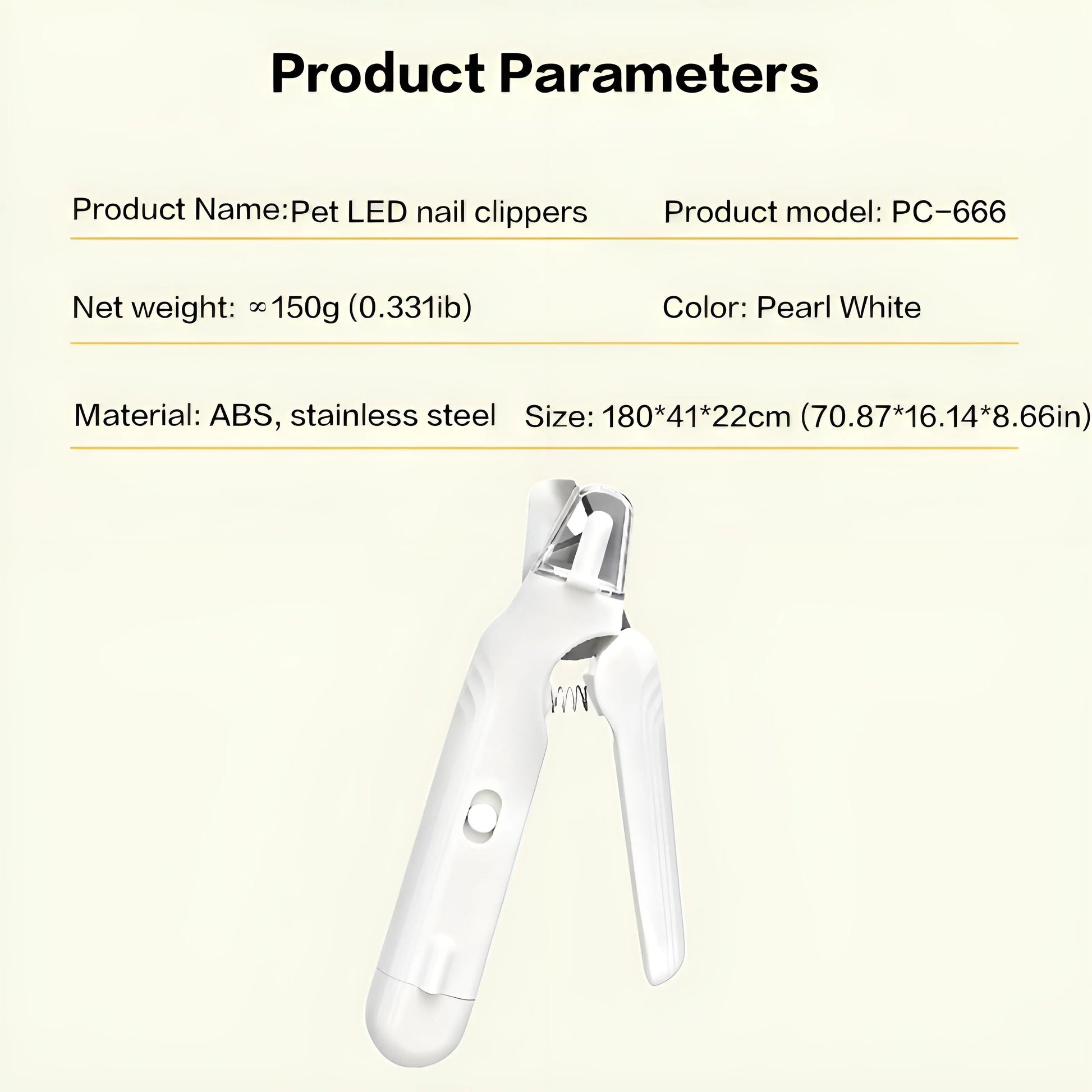 2-in-1 Rechargeable LED Pet Nail Clipper and Grinder with Quick Sensor, Protective Guard, and Nail File for Cats, Dogs, and Rabbits