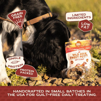 All Natural Soft Dog Treats - 4 Flavor Variety Pack (5Oz Each) - Healthy Dog Treats for Dogs & Puppies with Allergies, Sensitive Stomachs - Chewy, Grain Free, Made in USA