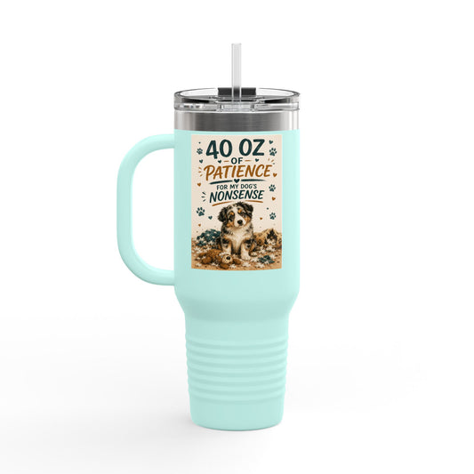 Pampered Paw 40 oz Travel Tumbler
