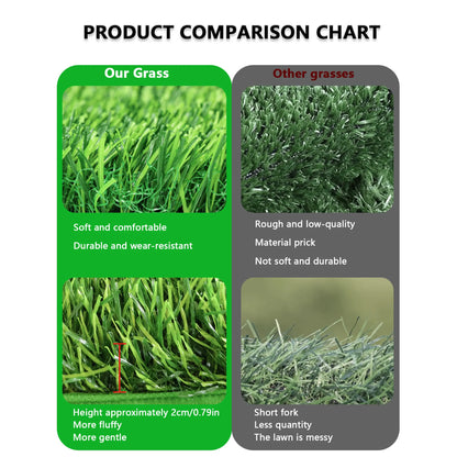 Outdoor Dog Potty Pad, Washable Pee Pads, Puppy Pads, Professional Pet Grass Mat, Easy Clean Non-Slip Training Toilet, Suitable for Small Medium Large Dogs