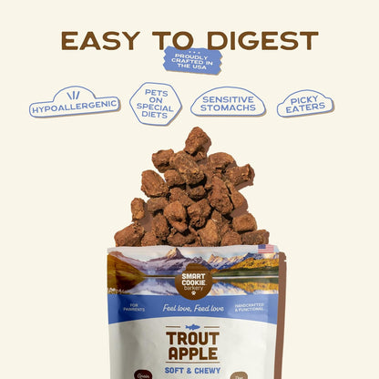 All Natural Soft Dog Treats - 5 Flavor Variety Pack (5Oz Each) - Healthy Dog Treats for Dogs & Puppies with Allergies, Sensitive Stomachs - Chewy, Grain Free, Made in USA