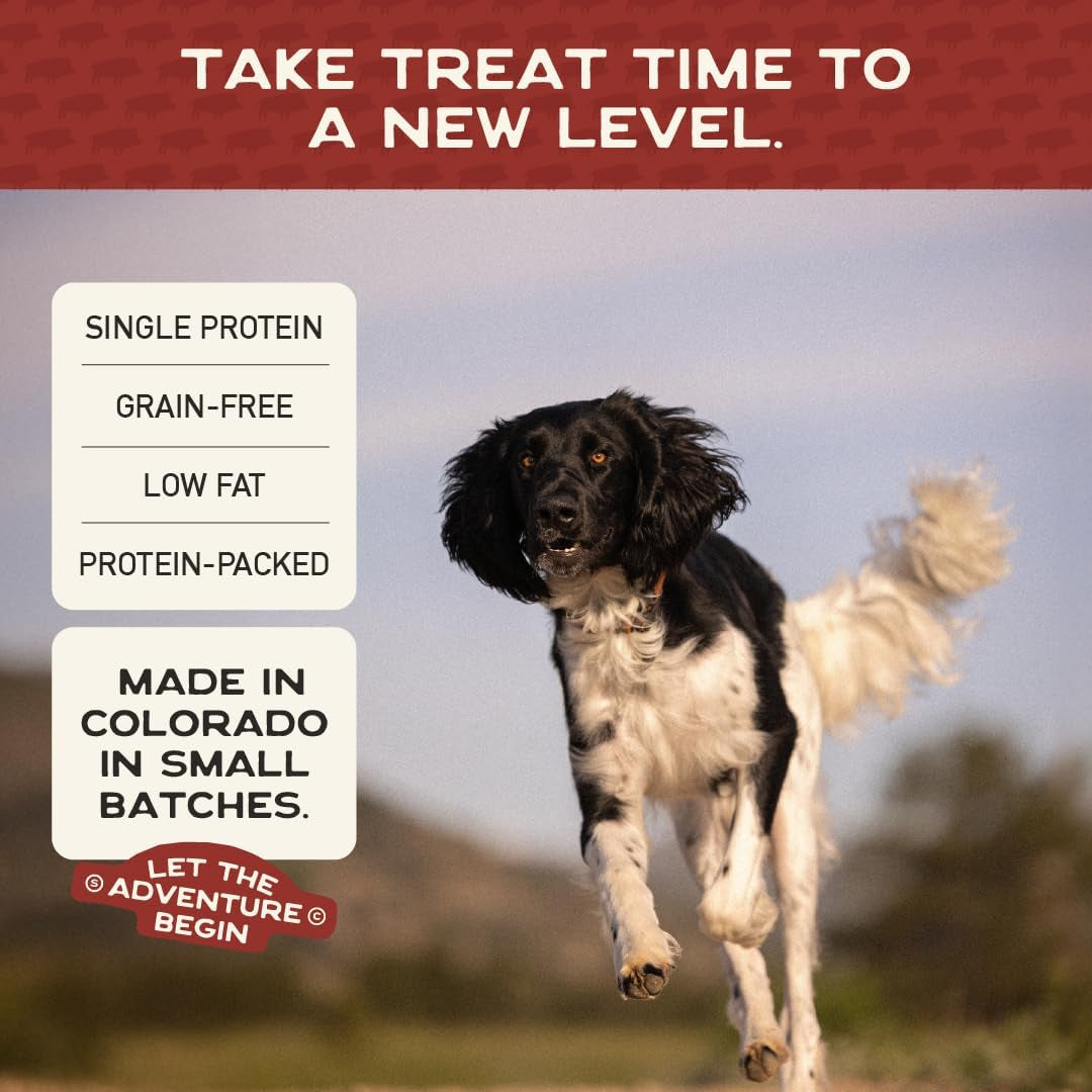 All Natural Dog Treats - Wild Boar & Sweet Potato - Training Treats for Dogs with Allergies, Sensitive Stomachs - Soft Dog Treats, Chewy, Grain Free, Human-Grade, Made in USA - 5Oz Bag