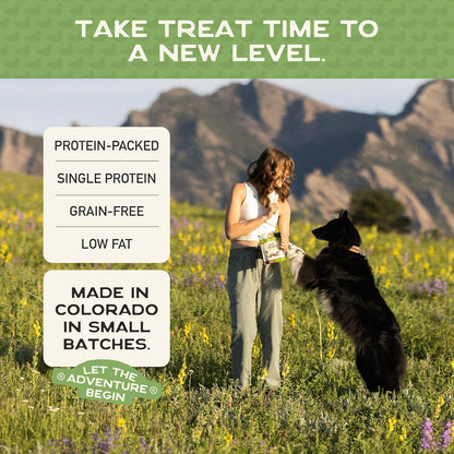 All Natural Soft Dog Treats - 4 Flavor Variety Pack (5Oz Each) - Healthy Dog Treats for Dogs & Puppies with Allergies, Sensitive Stomachs - Chewy, Grain Free, Made in USA