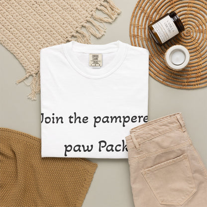 Pampered Paw Pack Shirt — I Proudly Pamper My Dog 100% ring-spun cotton