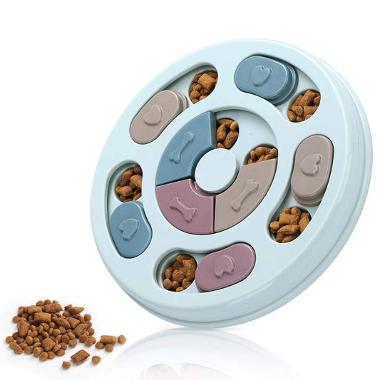 Dog Puzzle Toys for IQ Training & Mental Enrichment - Food Feeder Puzzle Interactive Chew Puppy