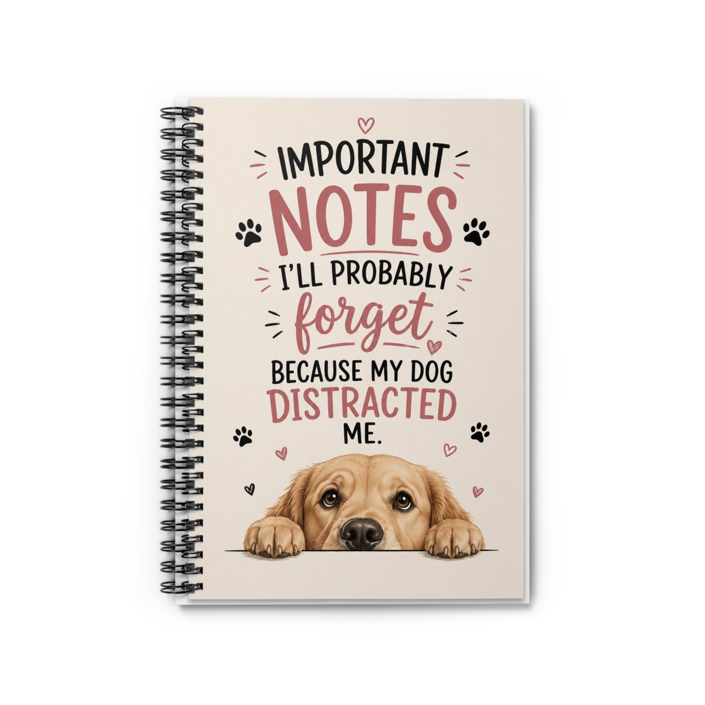 Pampered Paw Notebook