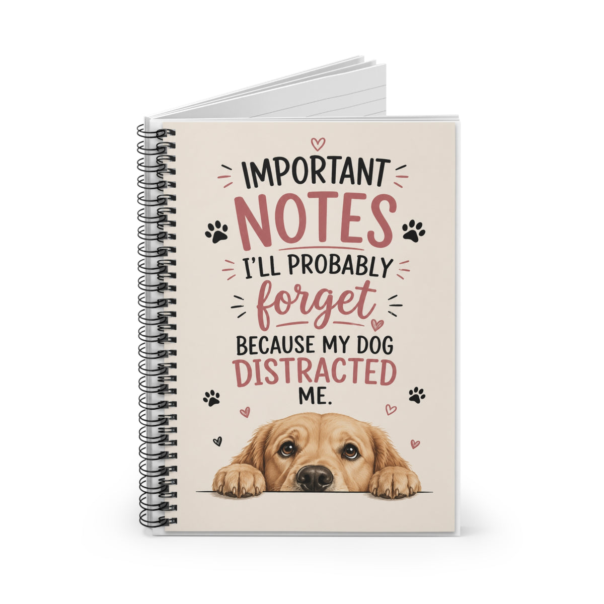 Pampered Paw Notebook