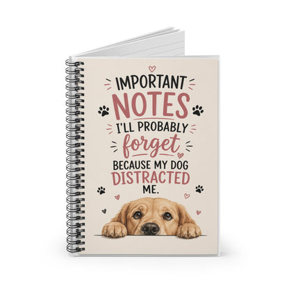 Pampered Paw Notebook