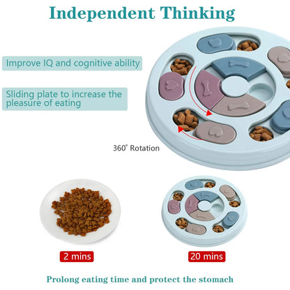 Dog Puzzle Toys for IQ Training & Mental Enrichment - Food Feeder Puzzle Interactive Chew Puppy