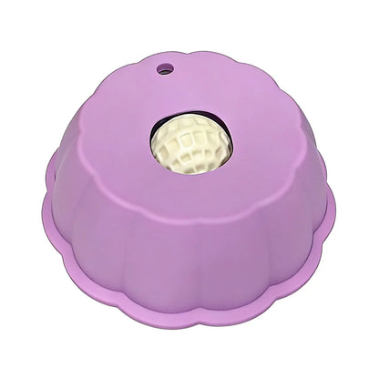 BOMUU Dog Liquid Slow Feeder and Lick Bowl with Ball for Oral Hygiene and Tongue Cleaning, Mess-Free Yogurt and Water Bowl for Enhanced Pet Enrichment
