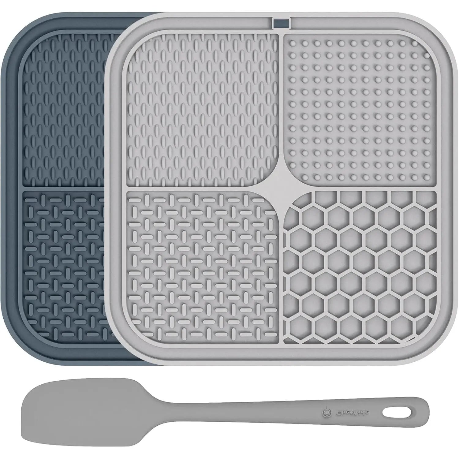 2 Pack Lick Mat for Dogs,Cats,Upgraded 8.58.5 Inches Licking Mats with Suction Cups,Slow Feeder Licking Pad for and Boredom Reducer,Suitable for Set 8