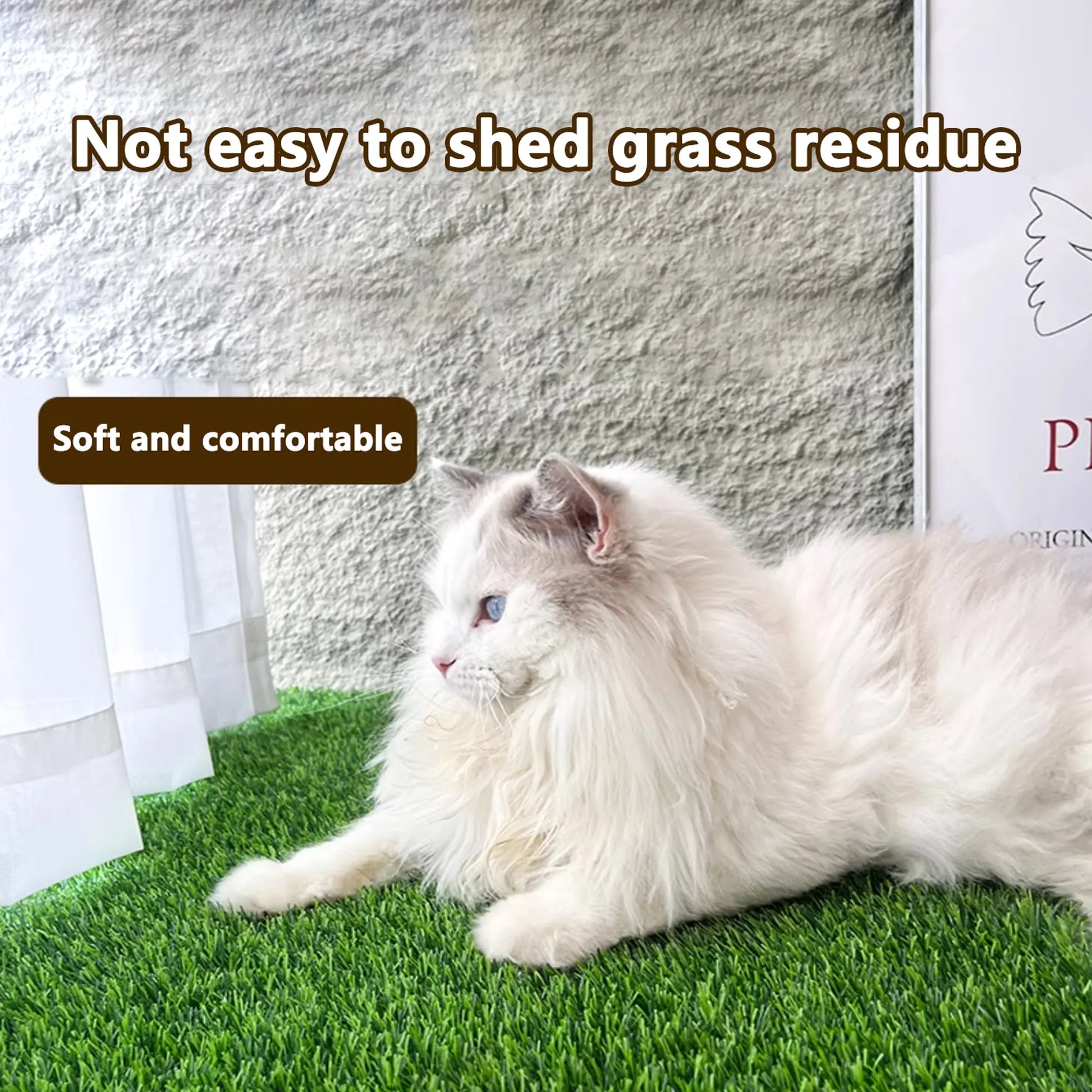 Outdoor Dog Potty Pad, Washable Pee Pads, Puppy Pads, Professional Pet Grass Mat, Easy Clean Non-Slip Training Toilet, Suitable for Small Medium Large Dogs