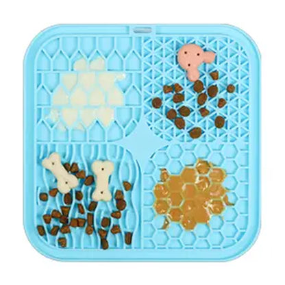 Licking Mat for Dogs and Cats, 2 Pack Lick Pad with Suction Cups for Keep Busy and Entertained, Dog Enrichment Toys for Reduce Boredom and Mental Stimulation