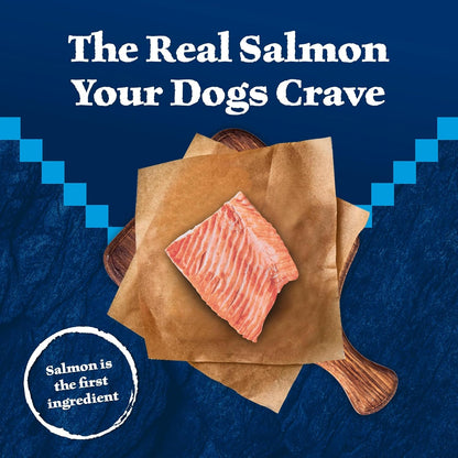 Wilderness Trail Treats High Protein Grain Free Dog Biscuits Crunchy Dog Treats, Salmon Recipe, 10-Oz Bag