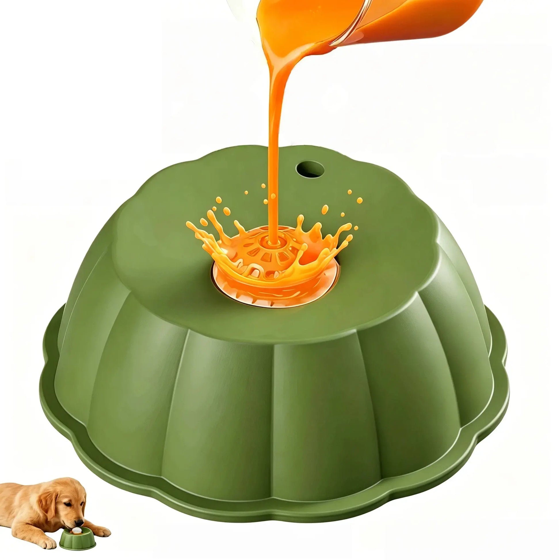 BOMUU Dog Liquid Slow Feeder and Lick Bowl with Ball for Oral Hygiene and Tongue Cleaning, Mess-Free Yogurt and Water Bowl for Enhanced Pet Enrichment