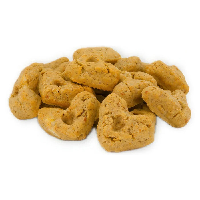 Banana Bread Hearts dog treats